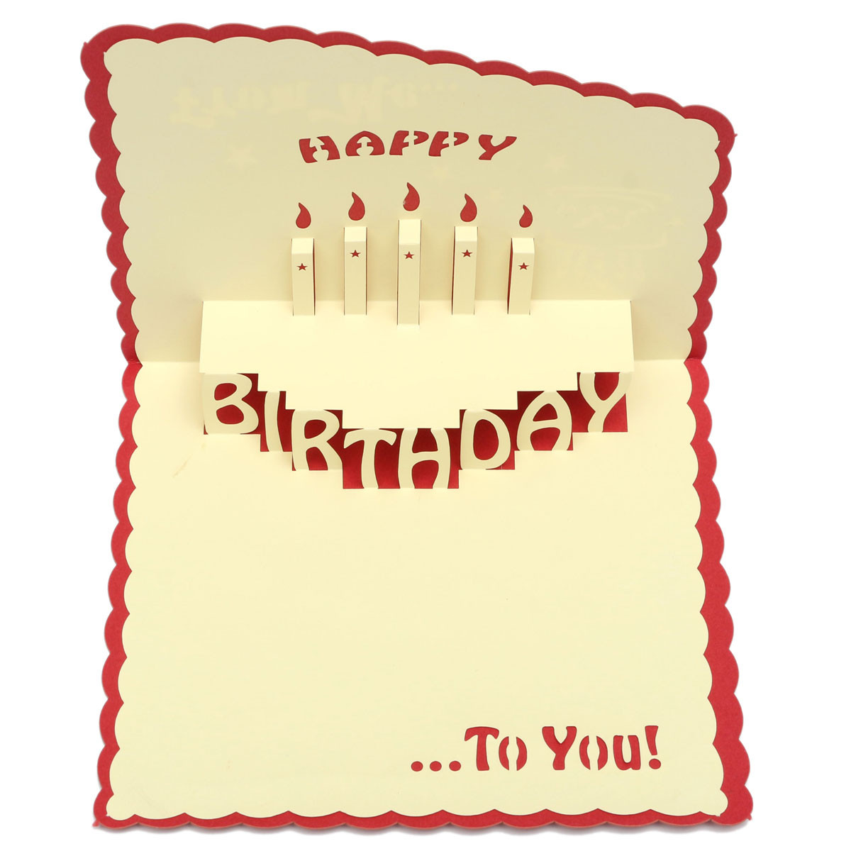 3D Birthday Card
 Happy Birthday 3D Greeting Card Pop Up Birthday Party