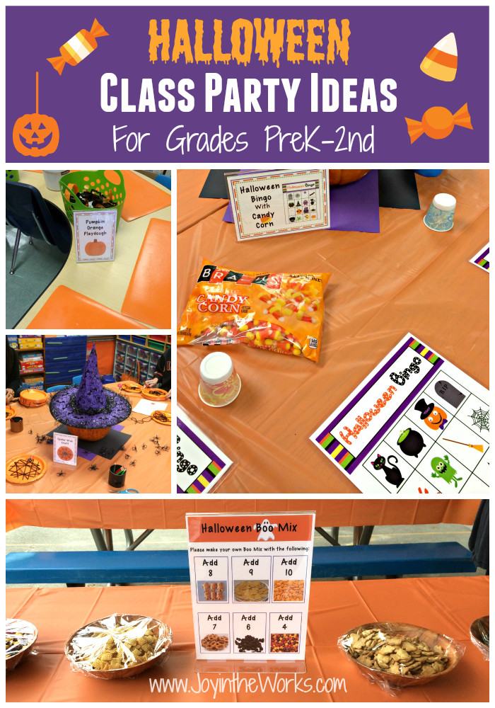 3Rd Grade Halloween Party Ideas
 Halloween Class Party Ideas Grades PreK 2nd Joy in the Works