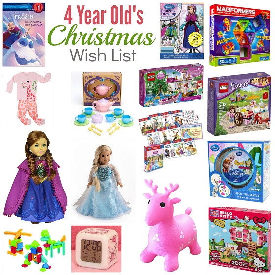 4 Year Old Christmas Gift Ideas
 Christmas Wish List 4 Year Old Girl