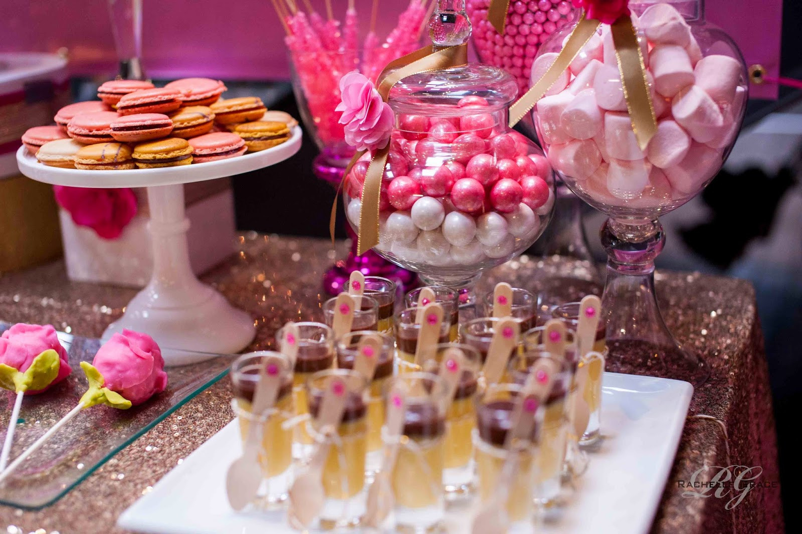 40Th Birthday Party Food Ideas
 Create Cook Capture Diva Pink & Gold 40th Birthday Party