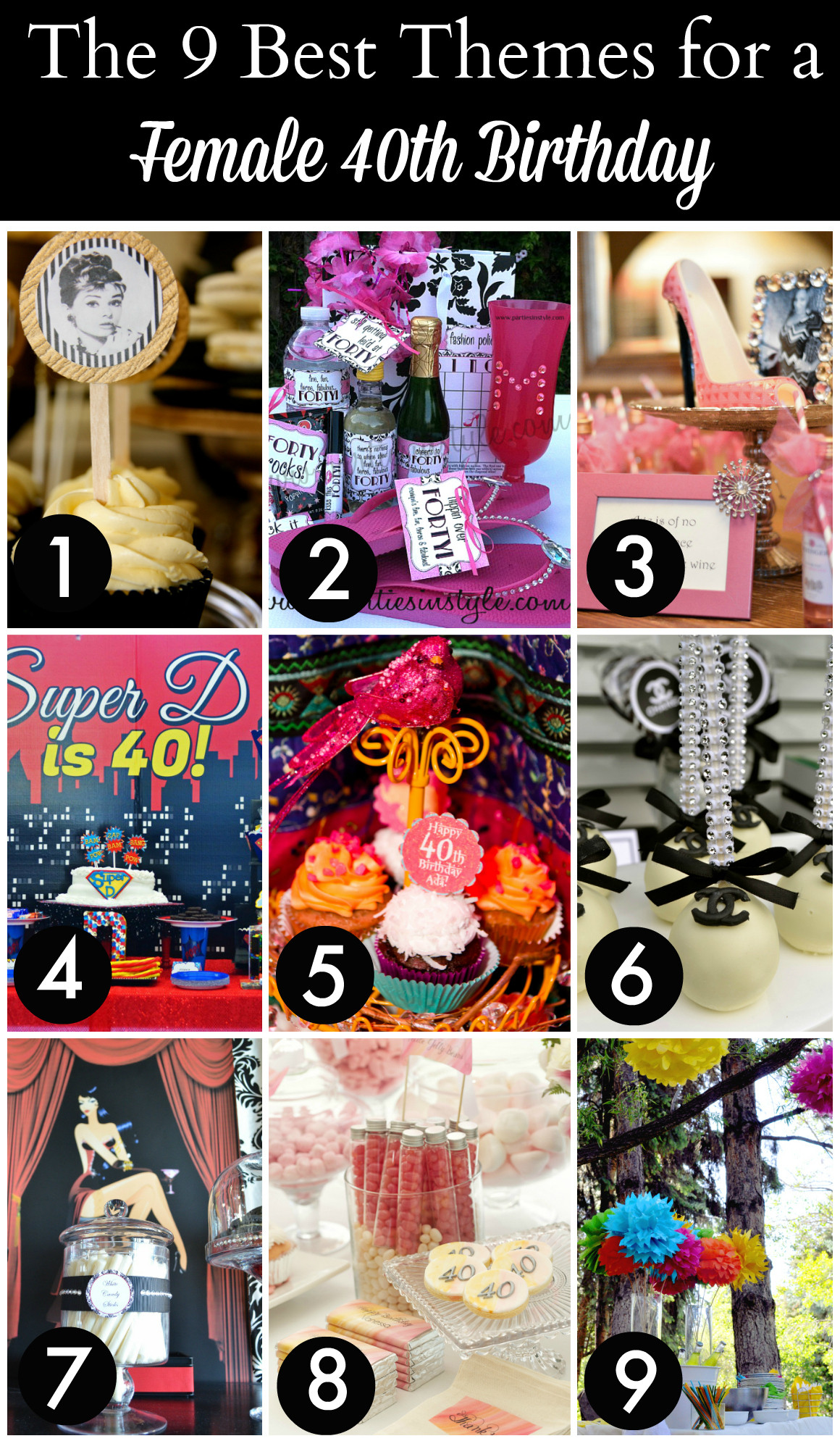 40Th Birthday Party Ideas For Women
 The 12 BEST 40th Birthday Themes for Women