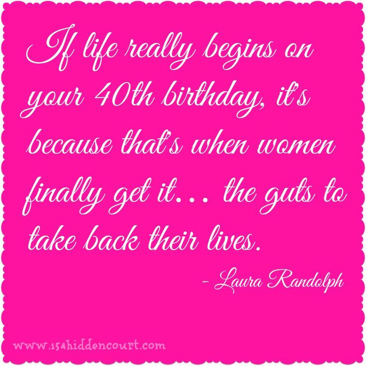 40Th Birthday Quotes
 25 best 40th Birthday Quotes on Pinterest