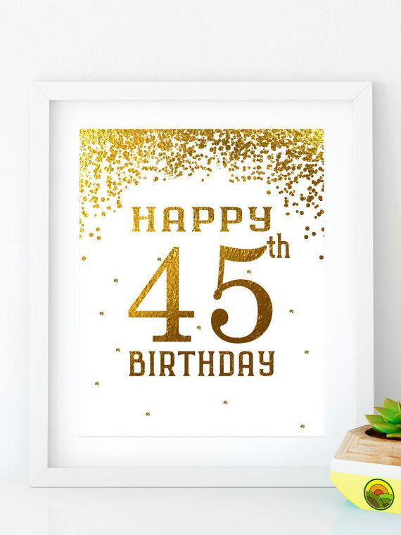 45Th Birthday Party Decorations
 16 best Happy Birthday 45 images on Pinterest