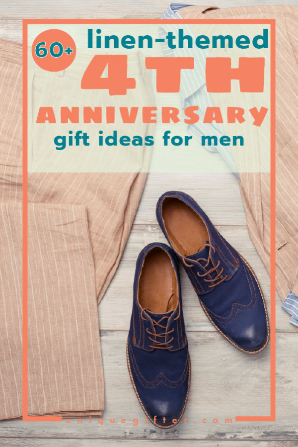4Th Wedding Anniversary Gift Ideas For Him
 60 Linen 4th Anniversary Gifts for Men Unique Gifter