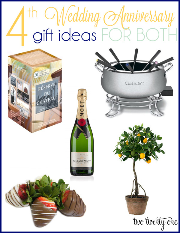 4Th Wedding Anniversary Gift Ideas For Him
 4th Anniversary Gift Ideas