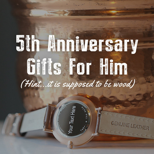 5 Year Anniversary Gift Ideas For Him
 Wood 5th Anniversary Gifts for Him Tmbr
