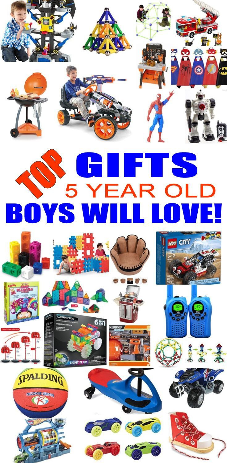 5 Year Old Christmas Gift Ideas
 Top Gifts 5 Year Old Boys Want