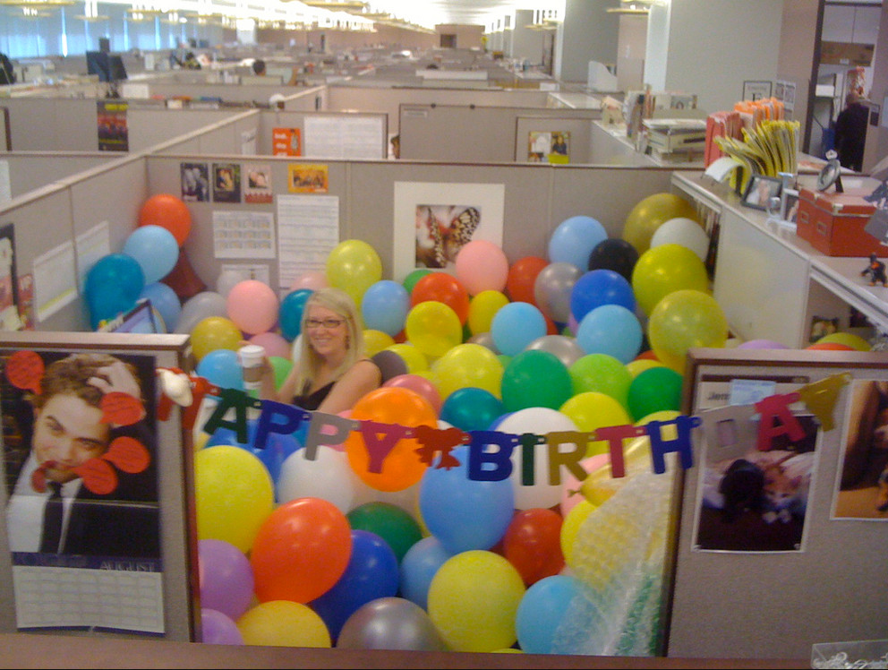 50Th Birthday Decoration Ideas For Office
 fice Birthday Decoration Ideas holiday cubicle