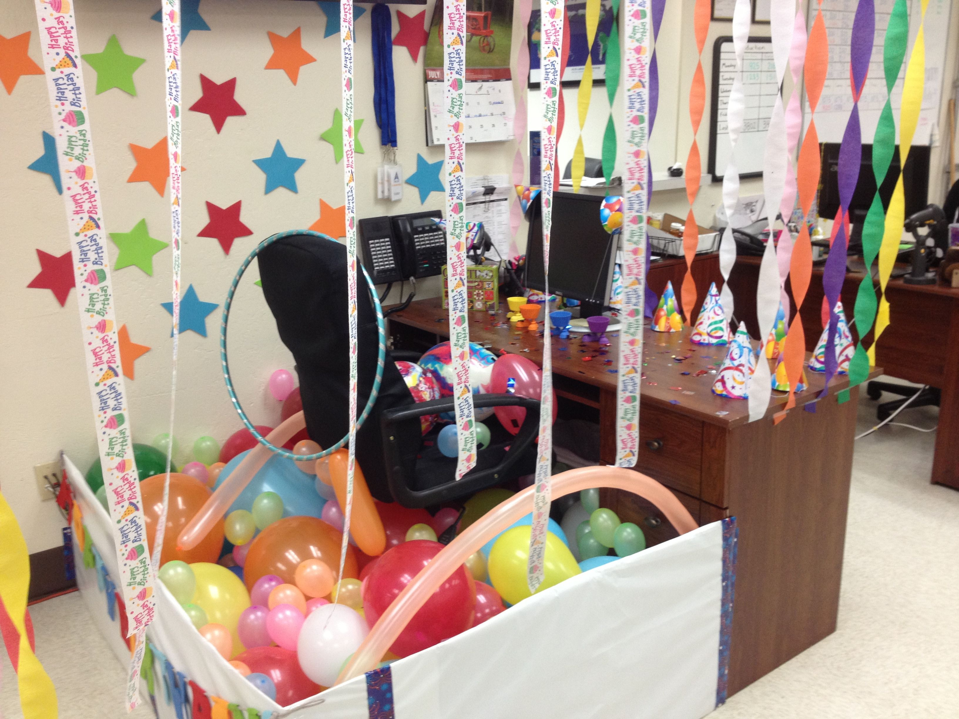 50Th Birthday Decoration Ideas For Office
 More coworkers birthday decorations