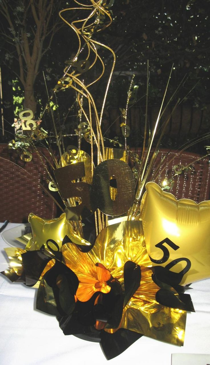 50Th Birthday Decorations For Men
 17 Best ideas about 50th Birthday Centerpieces on