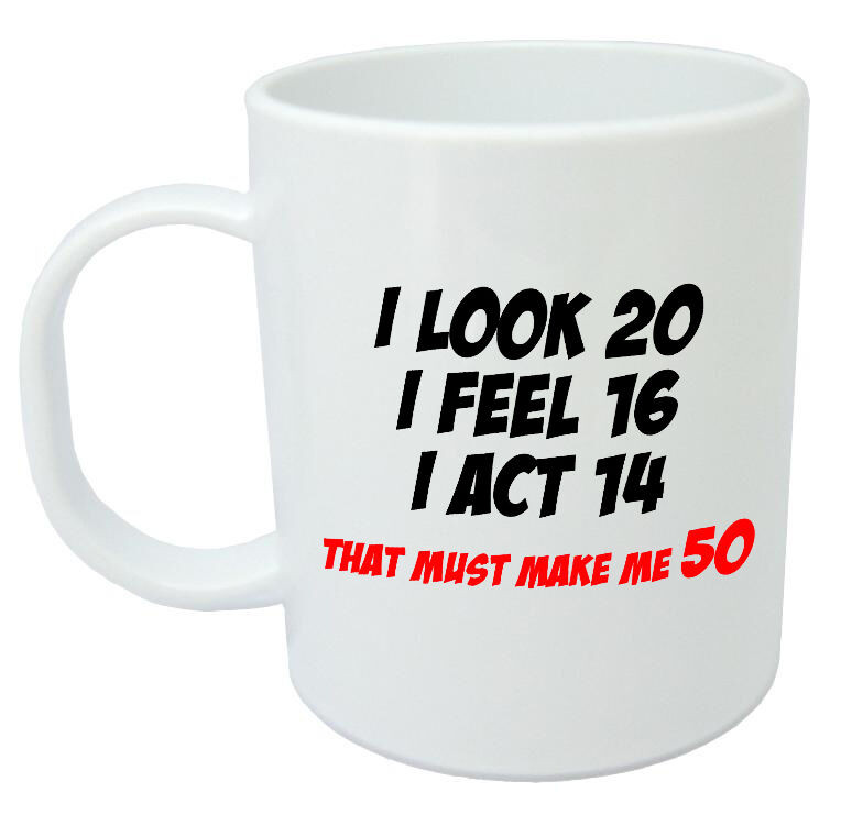 50Th Birthday Gift Ideas For Men Funny
 Makes Me 50 Mug Funny 50th Birthday Gifts Presents for