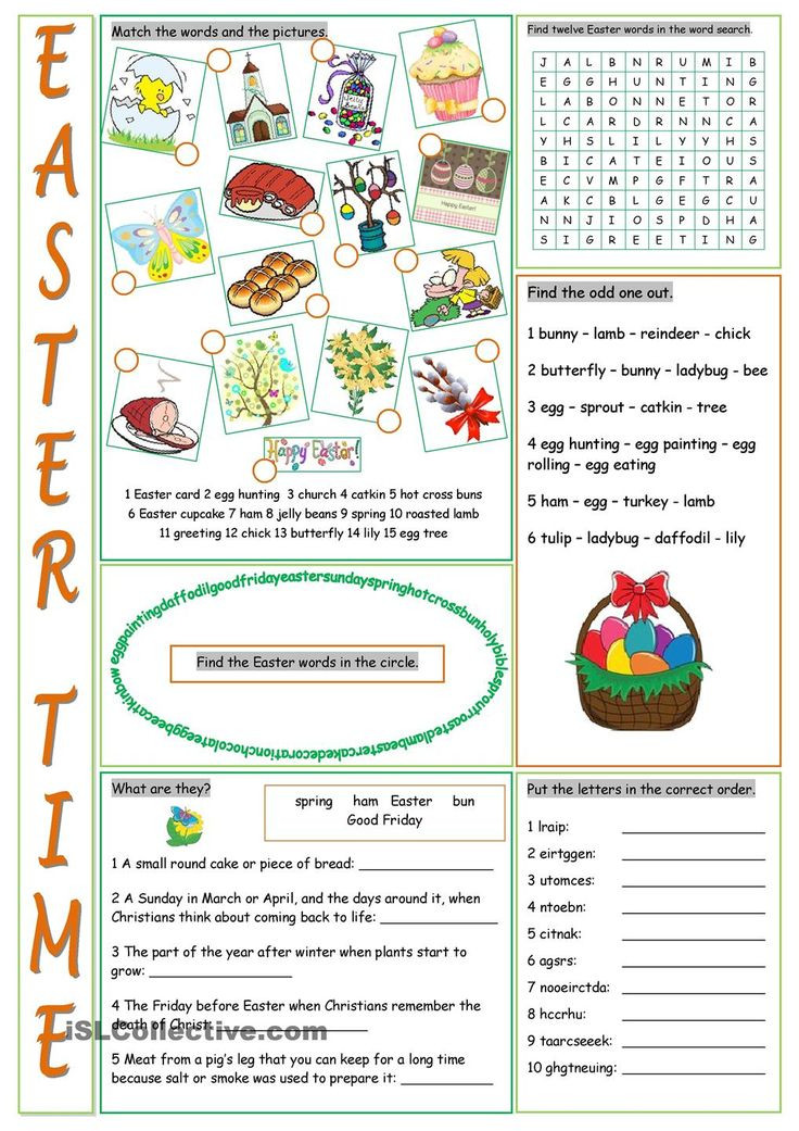 5Th Grade Easter Party Ideas
 17 Best ideas about Easter Worksheets on Pinterest