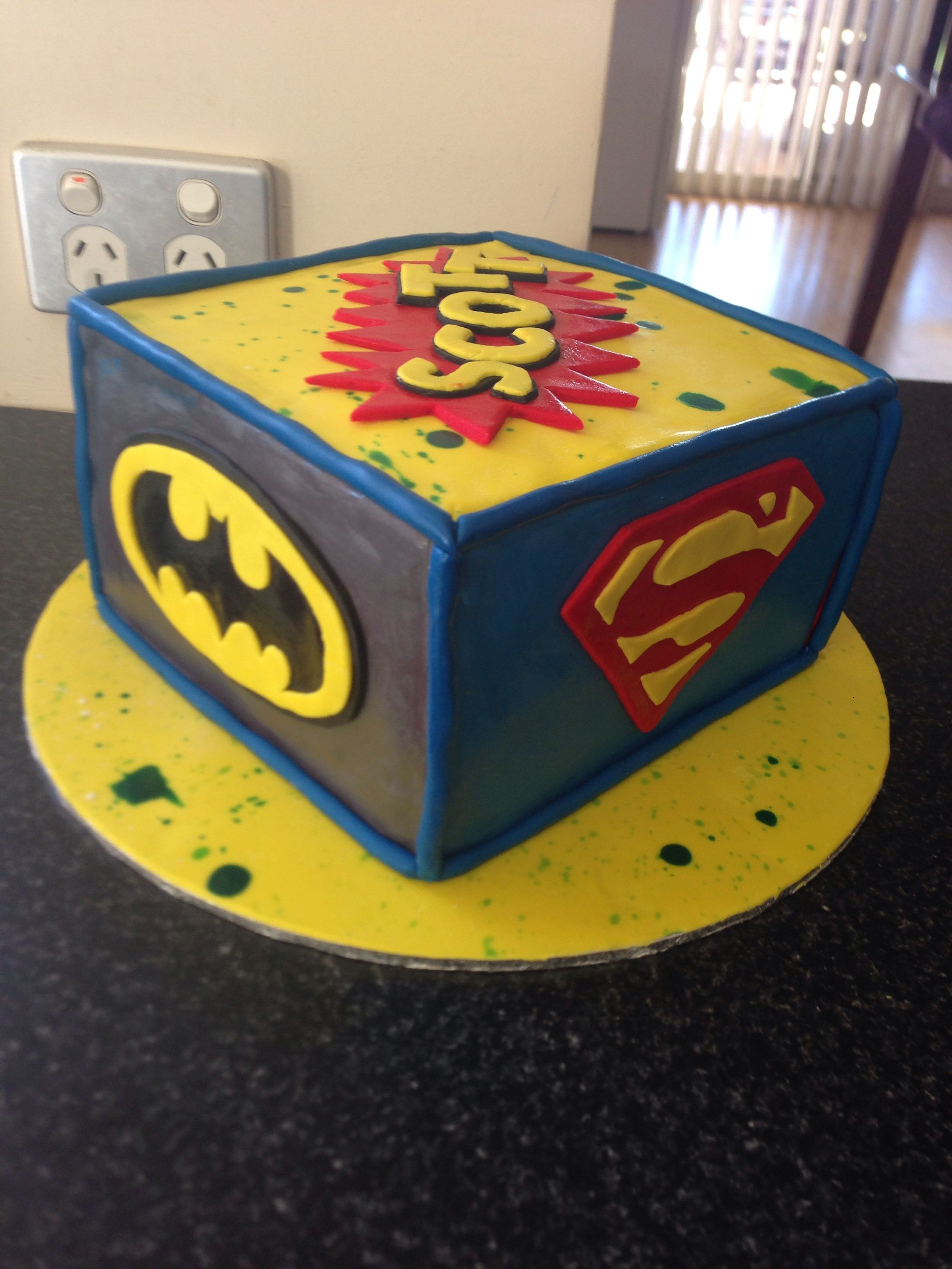 6 Year Old Boy Birthday Gift Ideas
 Super hero cake for 6 year old boy My cakes