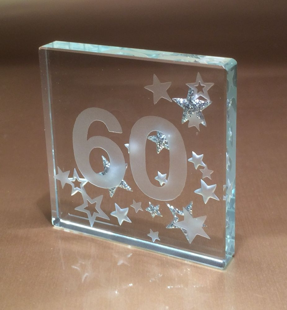 60Th Birthday Gift Ideas
 60th Birthday Gift Ideas Spaceform Glass Token Sixty Gifts