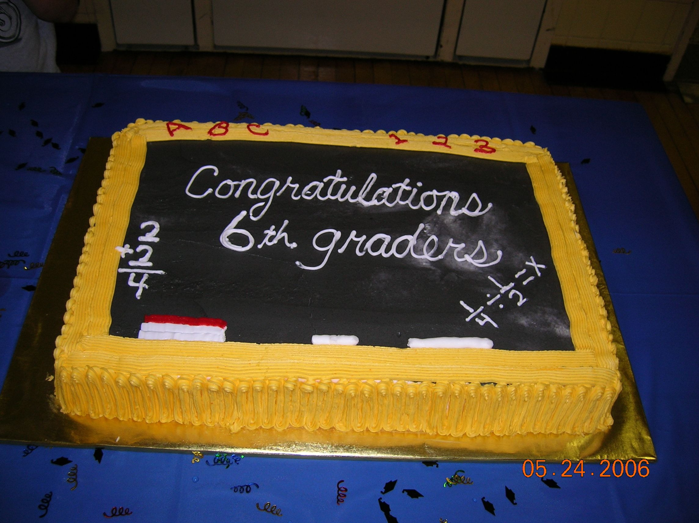6Th Grade Graduation Party Ideas
 6th Grade Graduation cake My Cakes