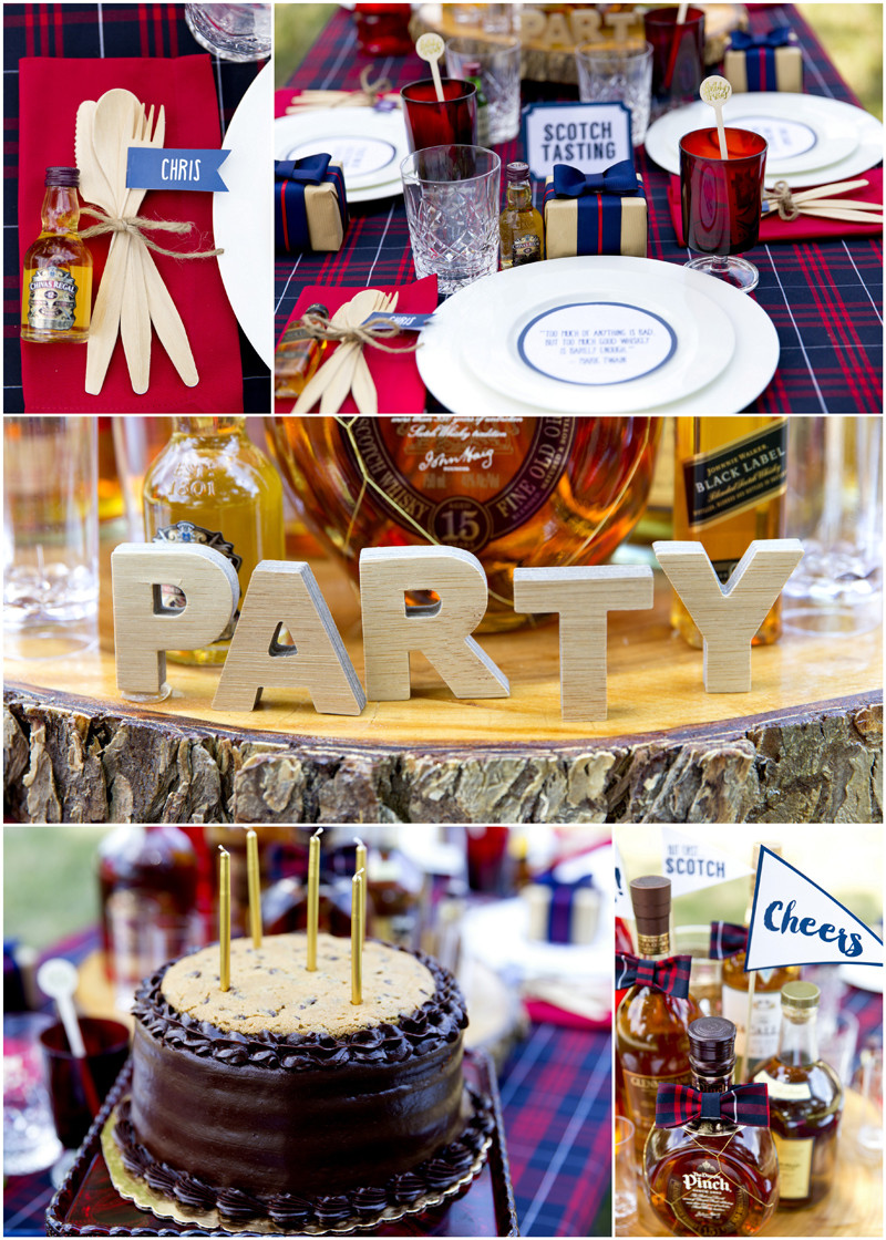70'S Birthday Party Ideas
 A Dapper Scotch Themed Birthday Party