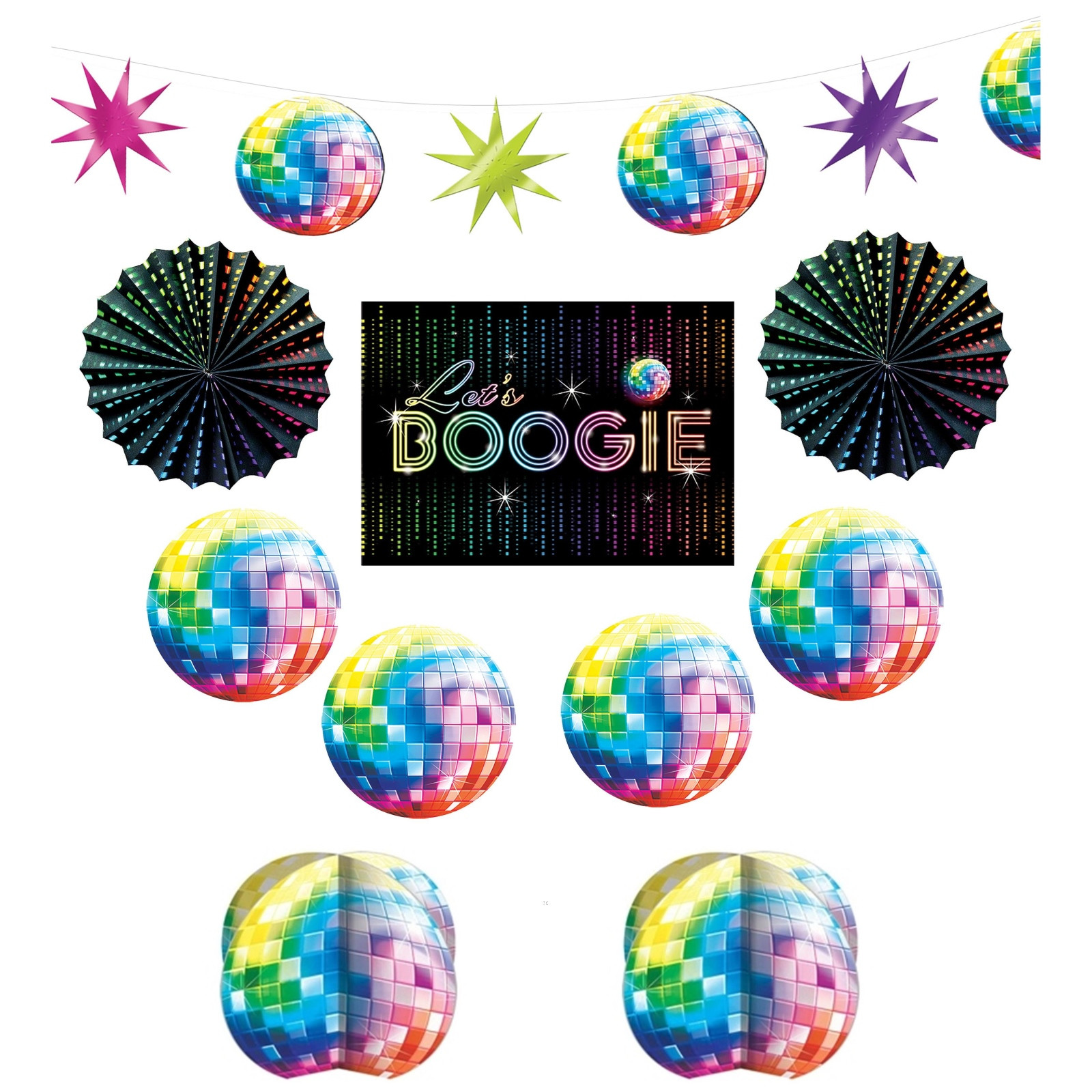70'S Birthday Party Ideas
 DISCO FEVER 70 S PARTY SUPPLIES DECORATIONS 10 PC ROOM