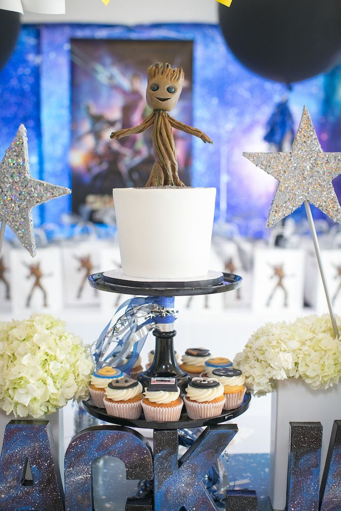 70'S Birthday Party Ideas
 Groot Cake from a "Guardians of the Galaxy" Birthday Party