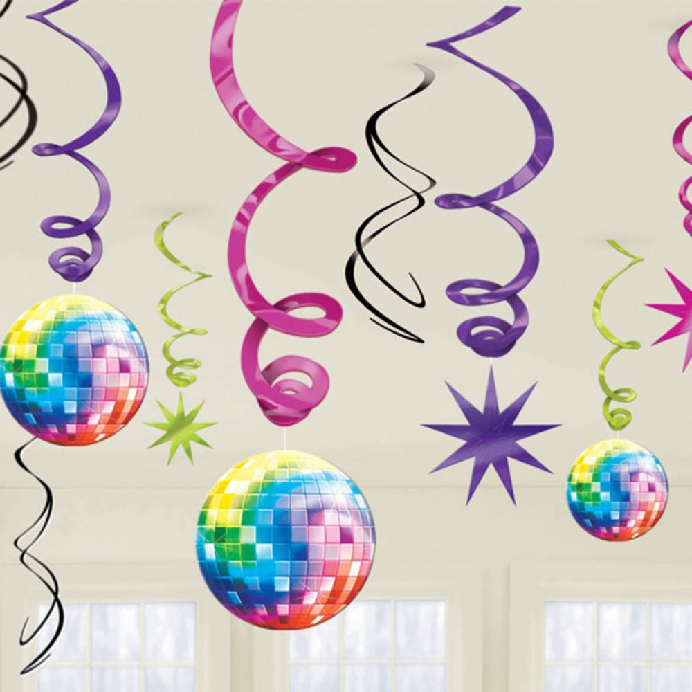70'S Birthday Party Ideas
 12 Assorted Disco Fever 70 s Themed Birthday Party Hanging
