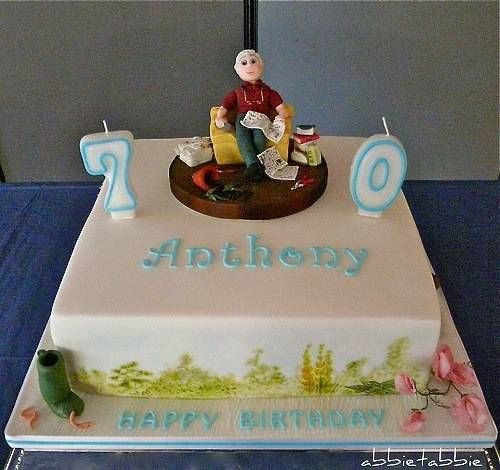 70Th Birthday Cake Ideas For Dad
 70th Birthday Cakes For Men bakery items