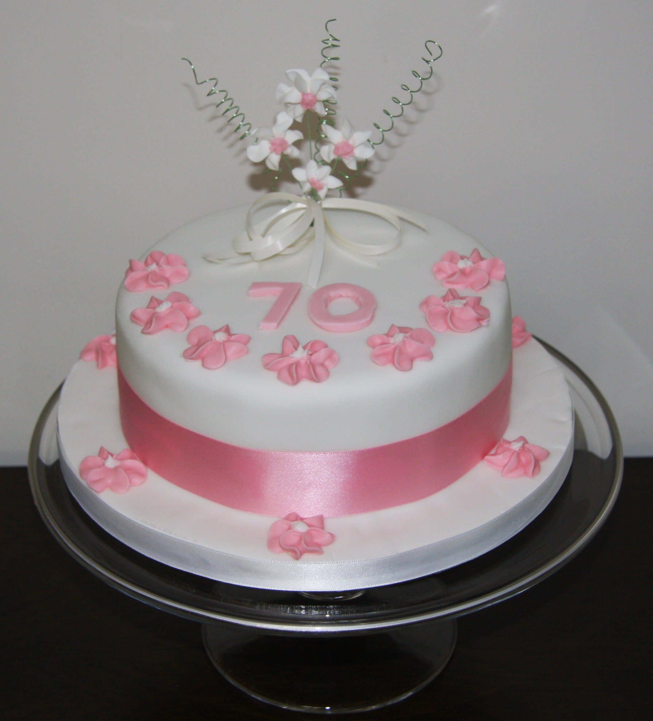 70Th Birthday Cake
 Say it with Cake – 70th Birthday Cake – lovinghomemade