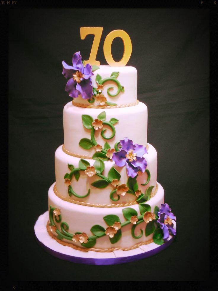 70Th Birthday Cake
 118 best images about Cakes 70th Birthday on Pinterest