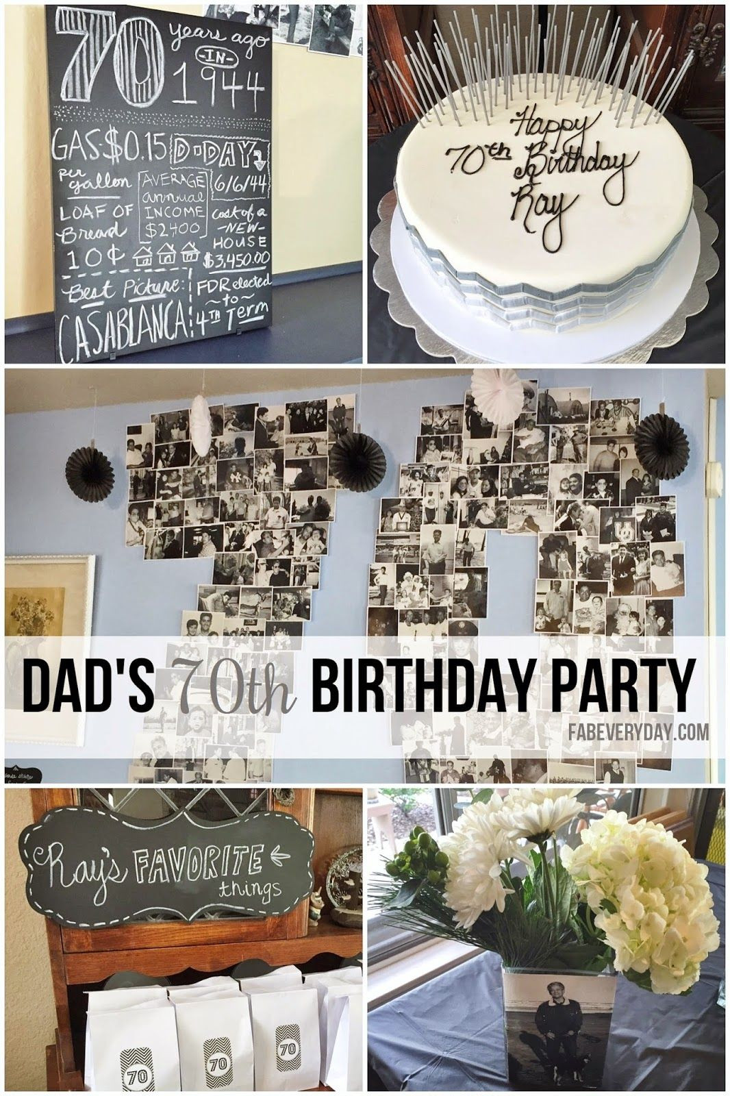 70Th Birthday Party Decoration Ideas
 Easy 70th birthday party ideas Planning my Dad s