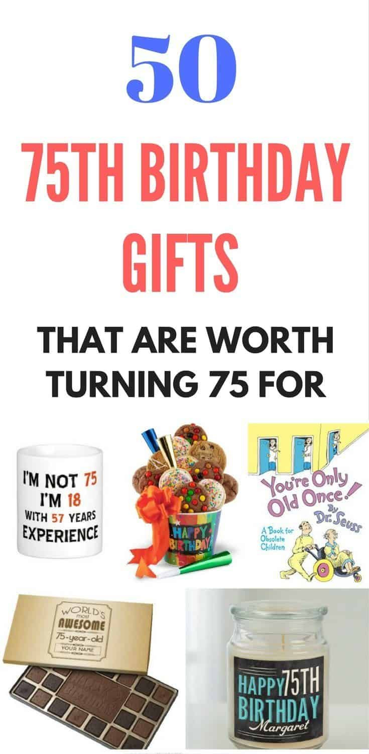75Th Birthday Gift Ideas For A Man
 Top 75th Birthday Gifts 50 Sure to Please Gift Ideas