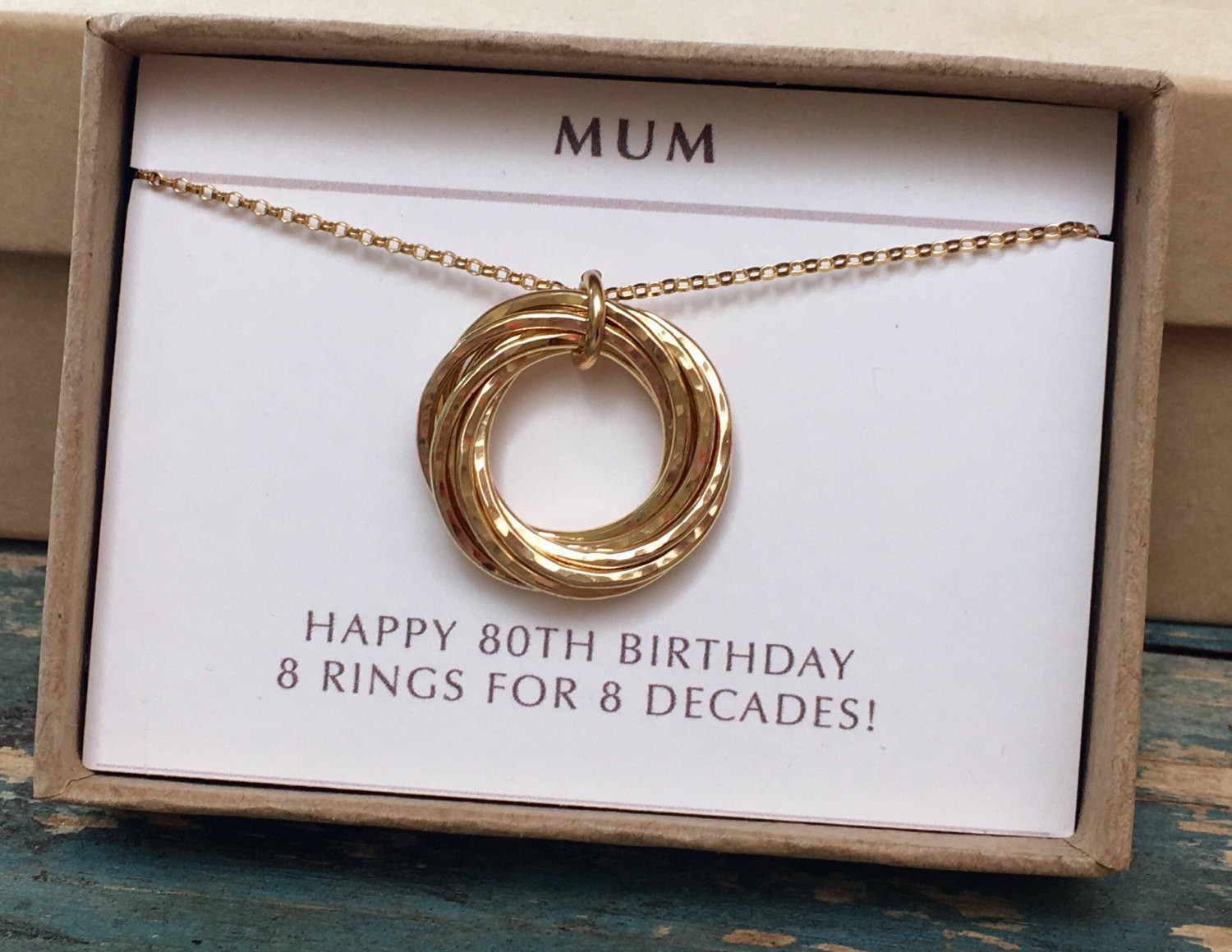 80Th Birthday Gift Ideas For Her
 80th birthday t for mum gold necklace for mom grandma