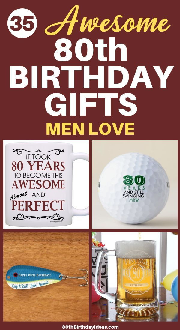 80Th Birthday Gift Ideas For Men
 80th Birthday Gifts for Men Gift Guides