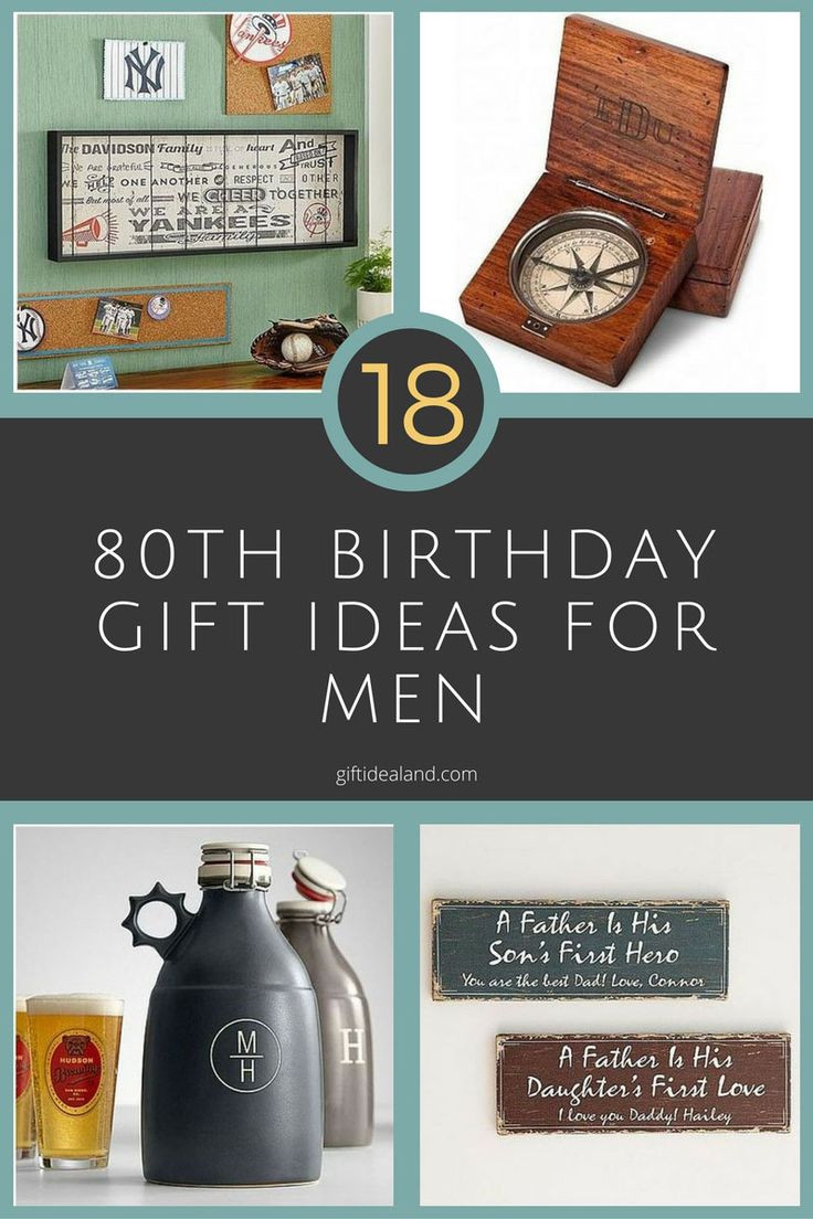 80Th Birthday Gift Ideas For Men
 15 best ideas about Birthday Presents For Him on