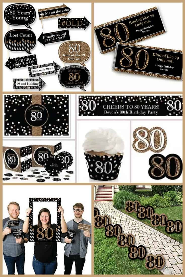 80Th Birthday Gift Ideas For Men
 80th Birthday Party Ideas The Best Themes Decorations