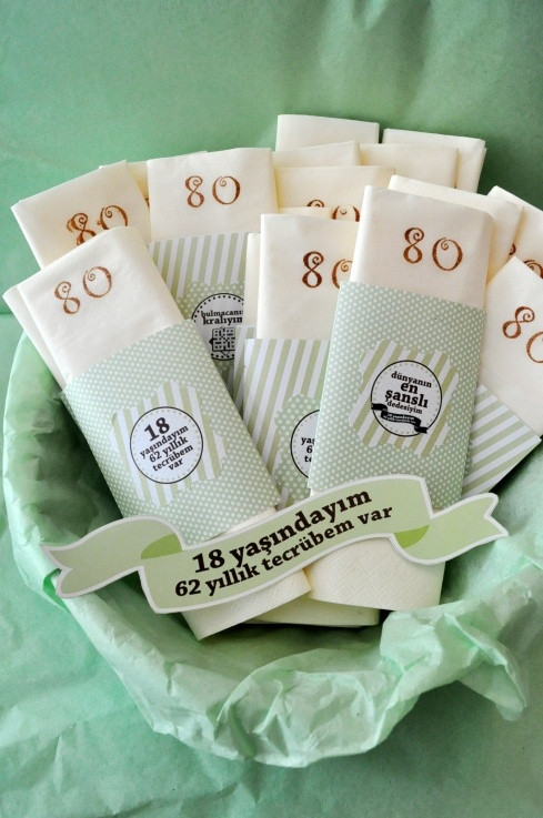 80Th Birthday Party Favors
 36 best 80th birthday party ideas images on Pinterest