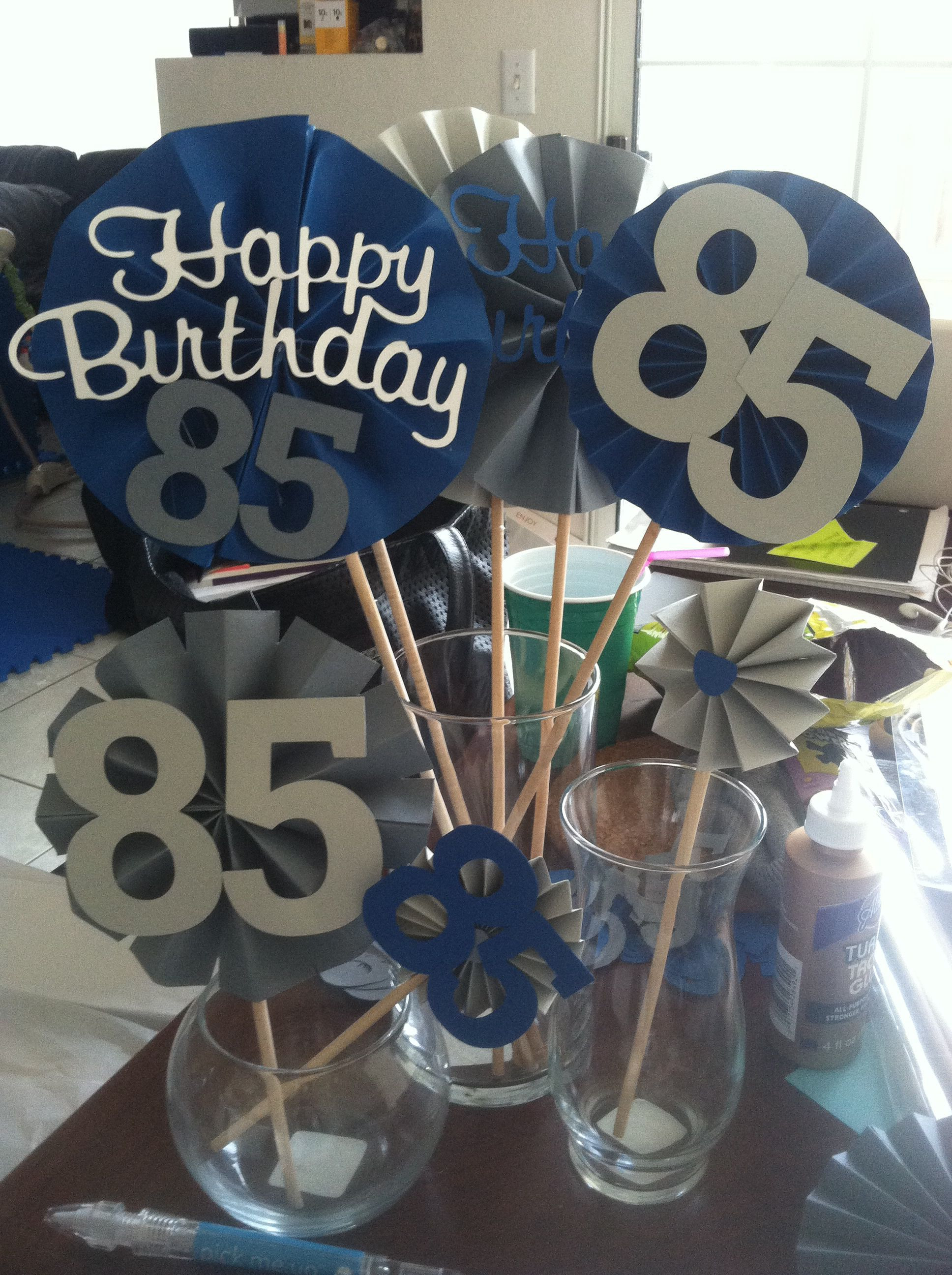 85Th Birthday Decorations
 Grandpas 85th birthday easypeasybynoeeazy