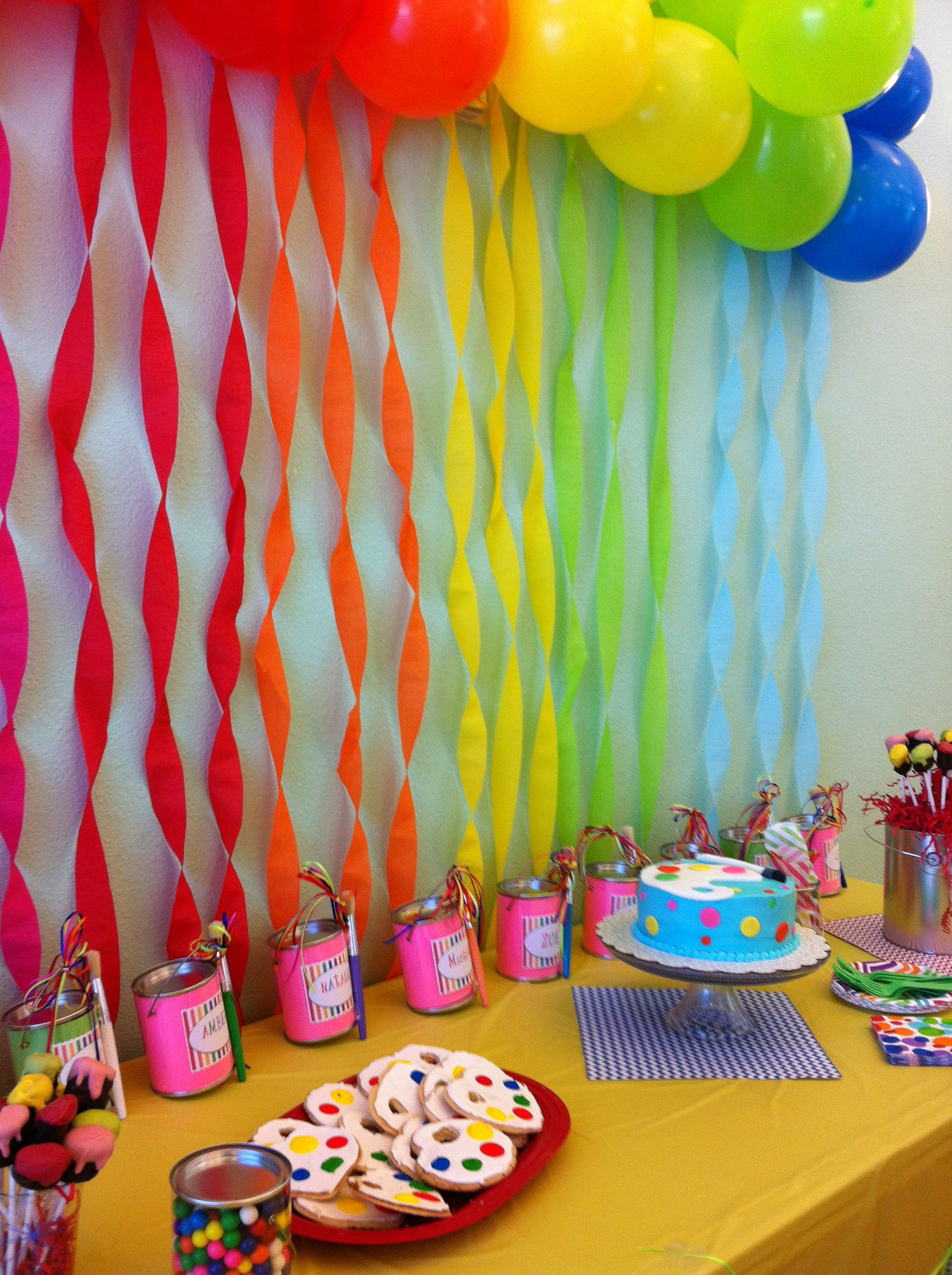 9 Yr Old Girl Birthday Party Ideas
 8 year old girl birthday art party