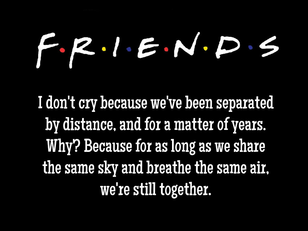 A Quote About Friendship
 Long Distance Friendship Quote 1