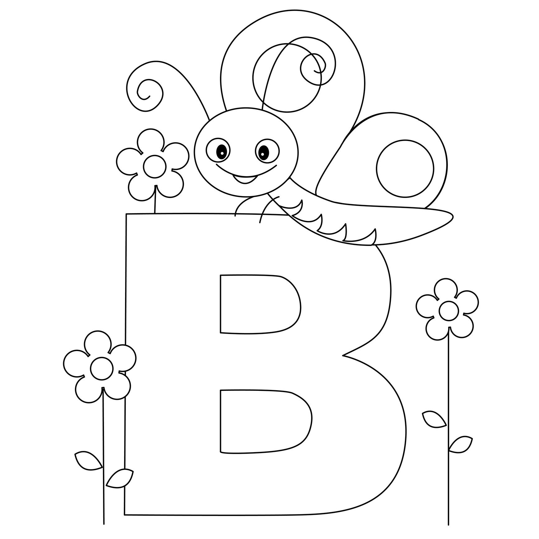 Abc Coloring Pages For Toddlers
 Free Printable Alphabet Coloring Pages for Kids Best