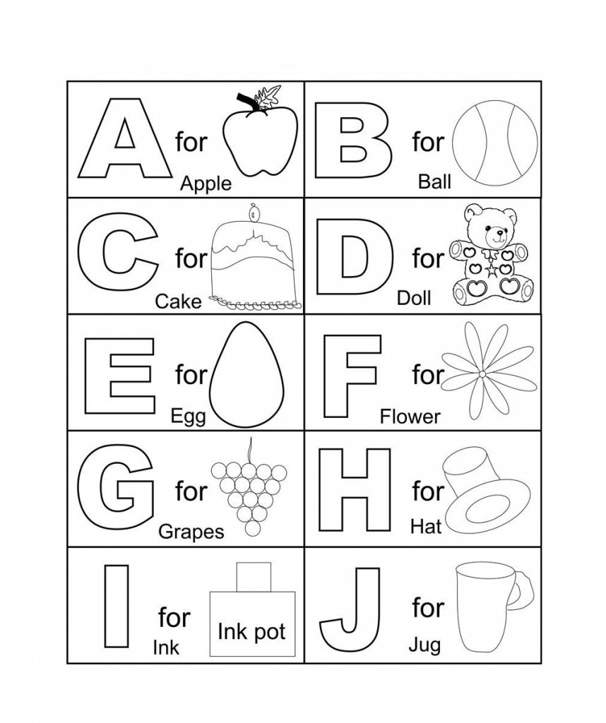 Abc Coloring Pages Free Printable
 Free Printable Abc Coloring Pages For Kids