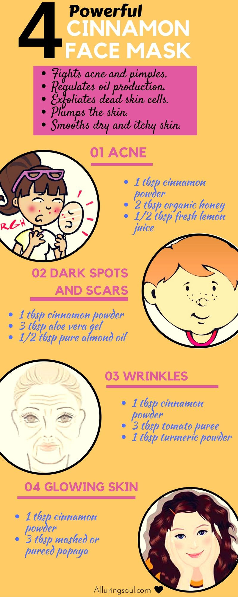 Acne Masks DIY
 Cinnamon Face Mask For Acne Scars And Beautiful Skin