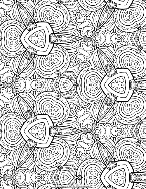 Adult Coloring Book Patterns
 Free Adult Coloring Pages Detailed Printable Coloring