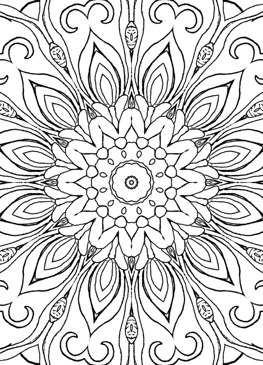 Adult Coloring Book Patterns
 25 Coloring Pages including Mandalas Geometric Designs Rug
