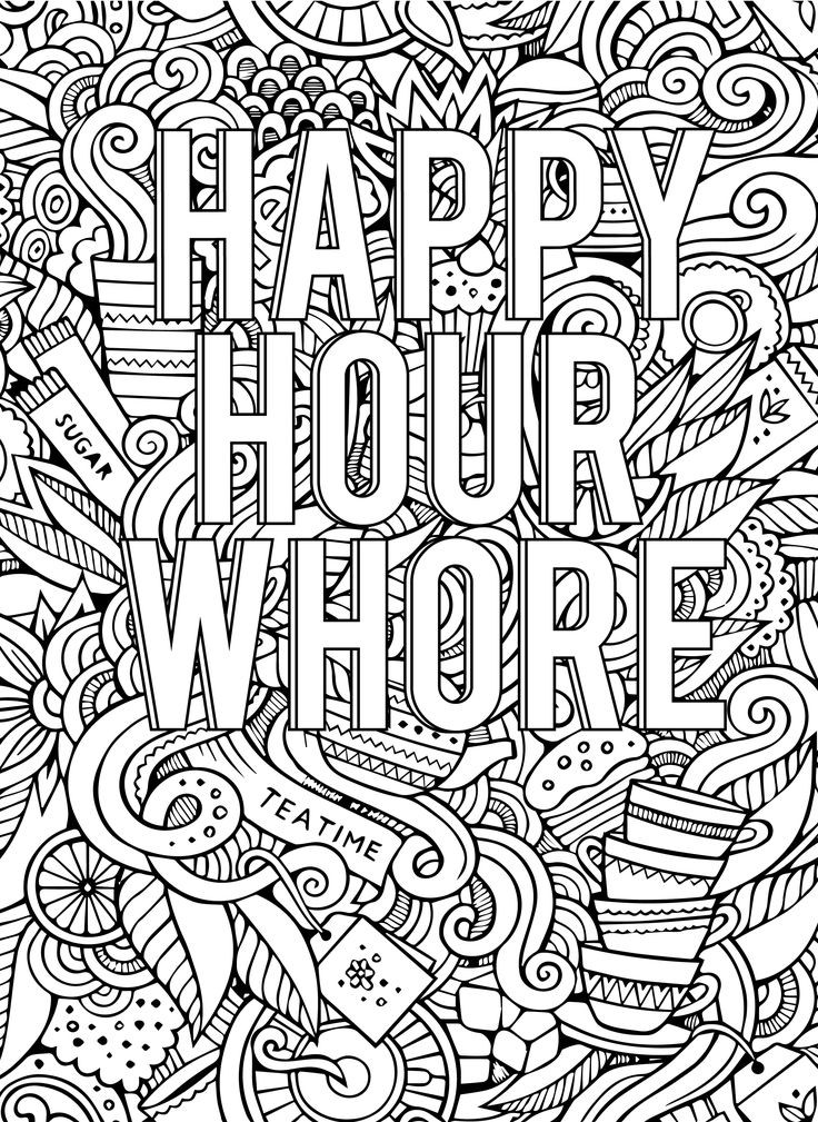 Adult Coloring Books Bad Words
 453 best Vulgar Coloring Pages images on Pinterest