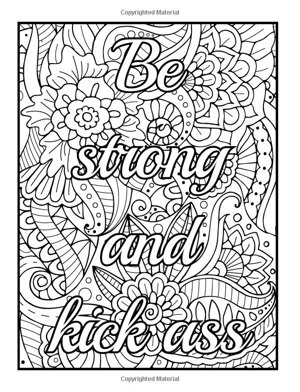 Adult Coloring Books Bad Words
 Curse Word Coloring Pages at GetColorings