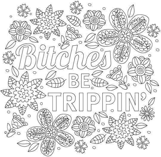 Adult Coloring Books Bad Words
 Best 25 Adult coloring ideas on Pinterest