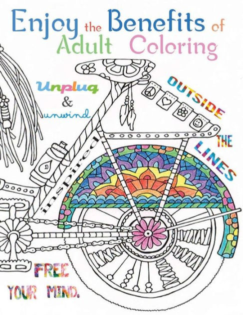 Adult Coloring Books Benefits
 Enjoy the benefits of Adult Coloring This A4 50 page