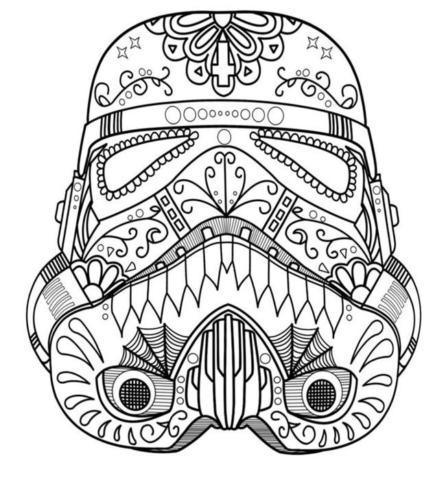 Adult Coloring Books For Boys
 Star Wars Free Printable Coloring Pages for Adults & Kids