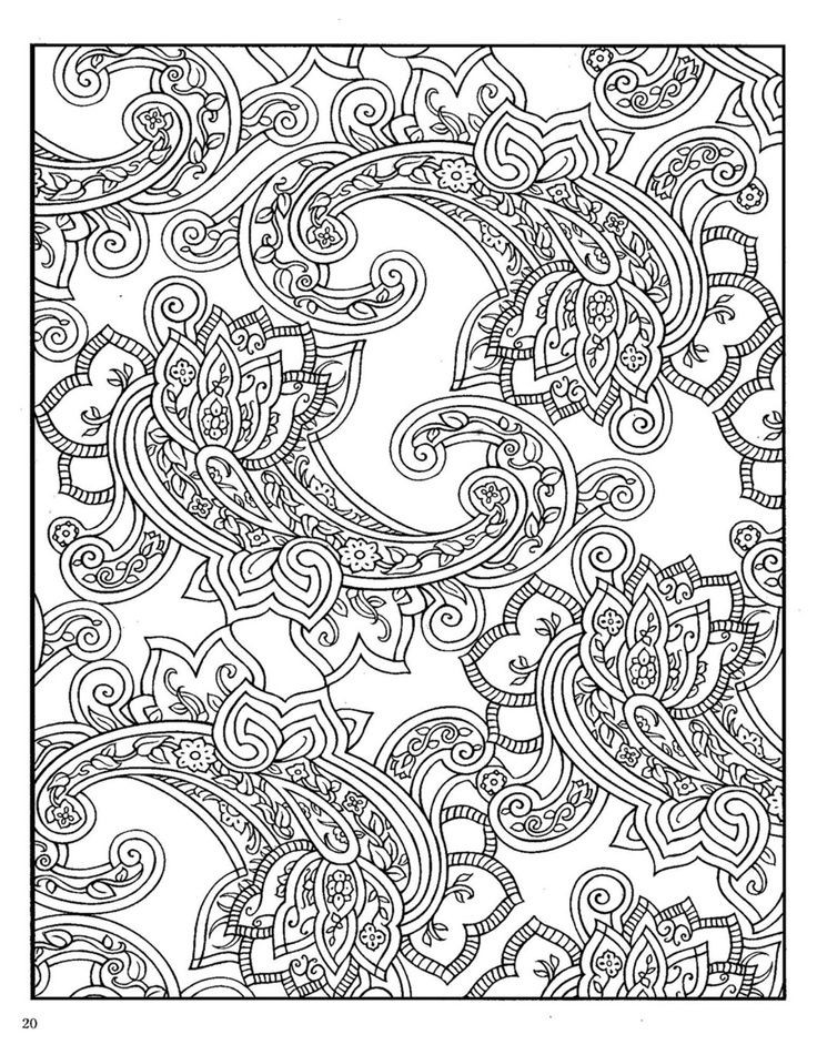 Adult Coloring Pages Paisley
 Best 25 Paisley coloring pages ideas on Pinterest