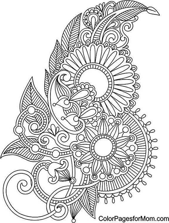 Adult Coloring Pages Paisley
 63 Adult Coloring Pages To Nourish Your Mental Visual