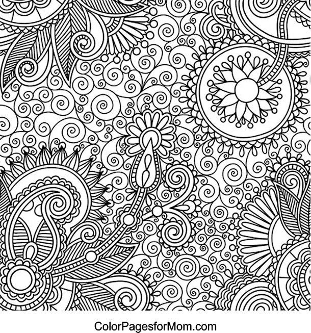 Adult Coloring Pages Paisley
 Paisley Coloring Page Adults can color too
