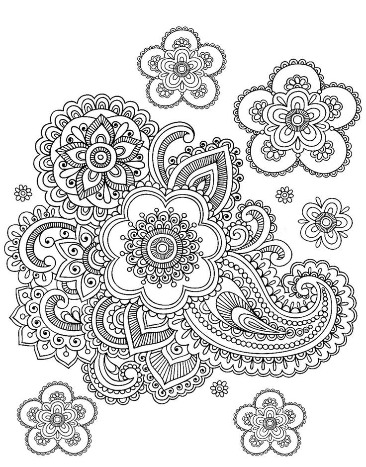 Adult Coloring Pages Paisley
 25 best ideas about Paisley coloring pages on Pinterest
